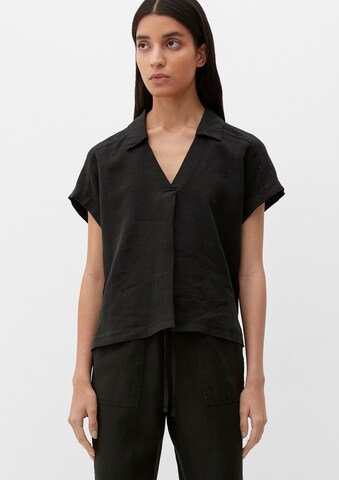 s.Oliver Blouse in Zwart: voorkant