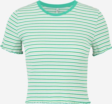 Only Petite Shirt 'METTI' in Green: front