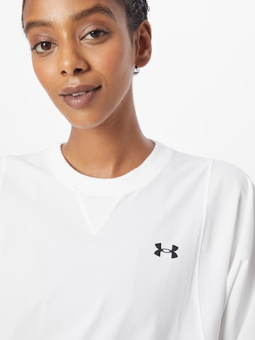 UNDER ARMOUR Αθλητική μπλούζα φούτερ σε λευκό