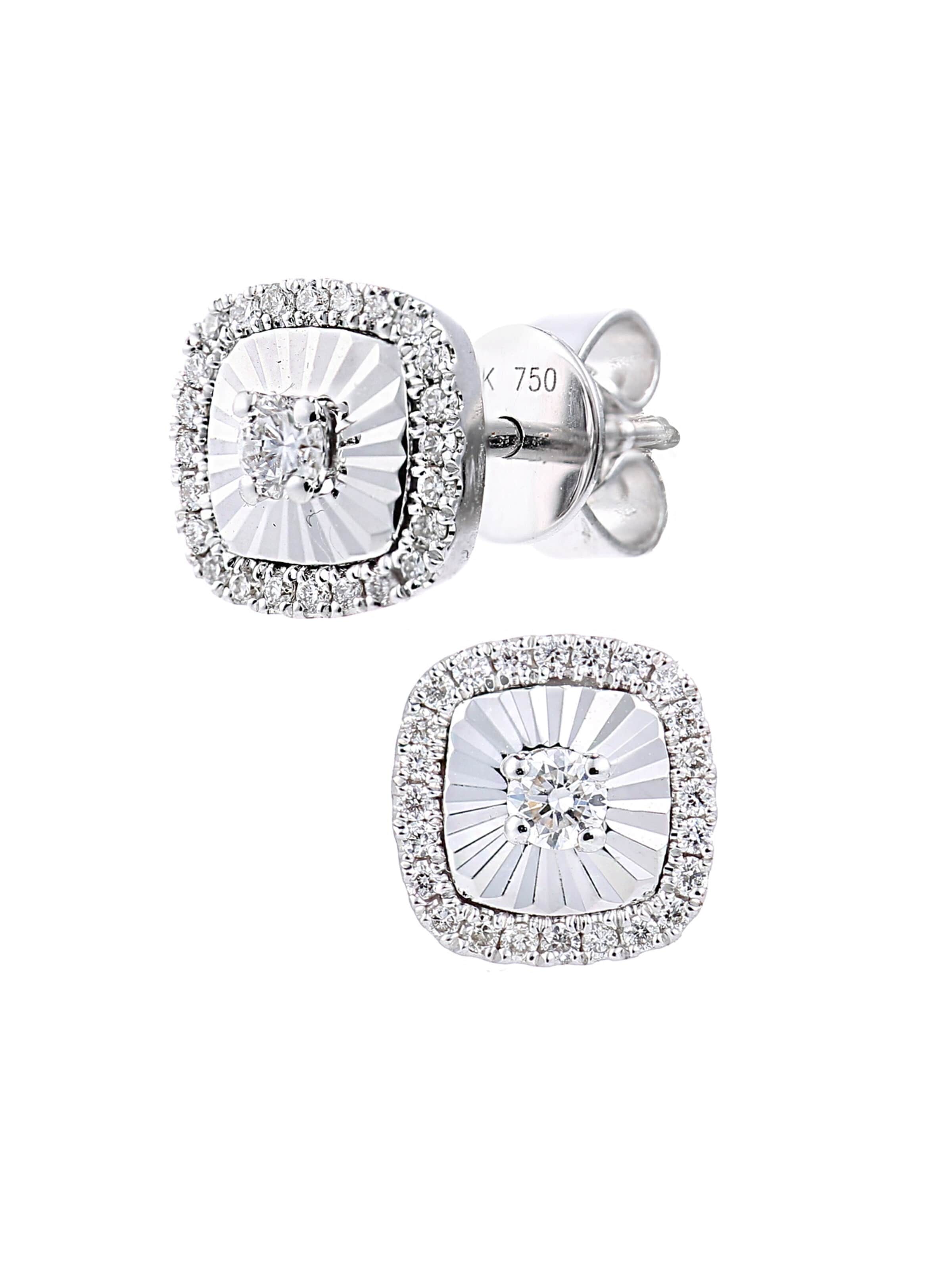 DIAMANT LETERNEL Ohrringe‌ in Silber: Vorderseite