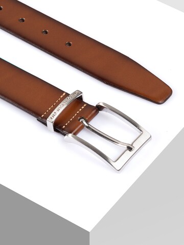 TOM TAILOR Ledergürtel ' All Styles ' in Braun