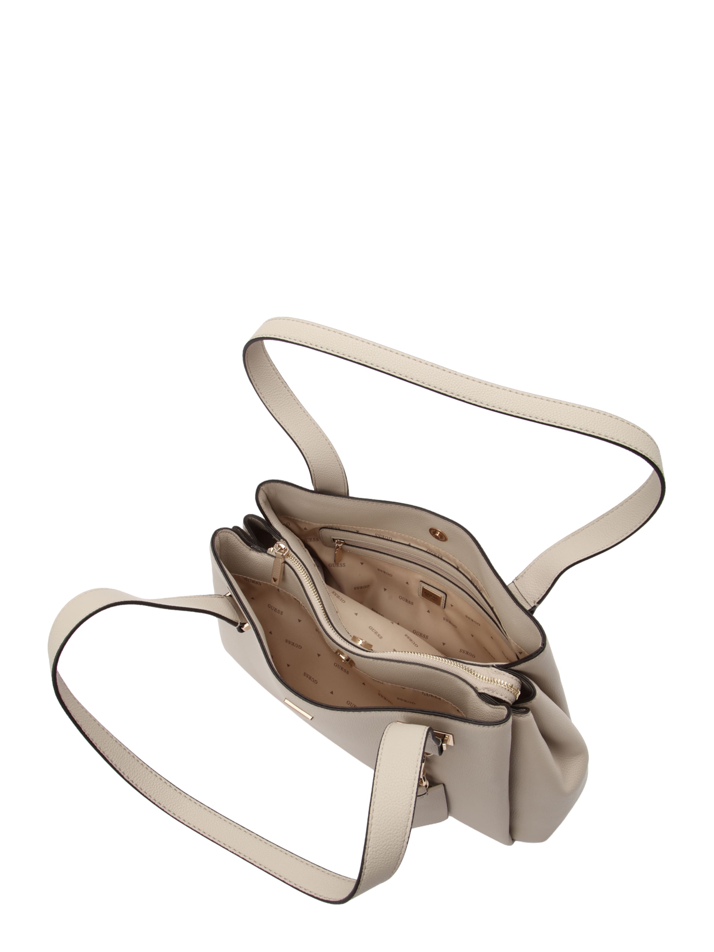 GUESS Μεγάλη τσάντα 'EVIE GIRLFRIEND' σε γκρι