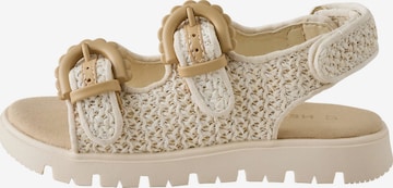 Sandales Next en beige : devant