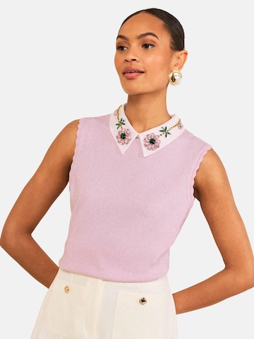 love & roses Блузка в Лиловый: спереди