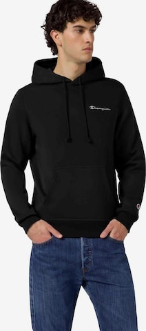 Sweat-shirt 'Sudadera champion negra small embroidered logo hoodie' Champion -DO NOT USE- en noir : devant