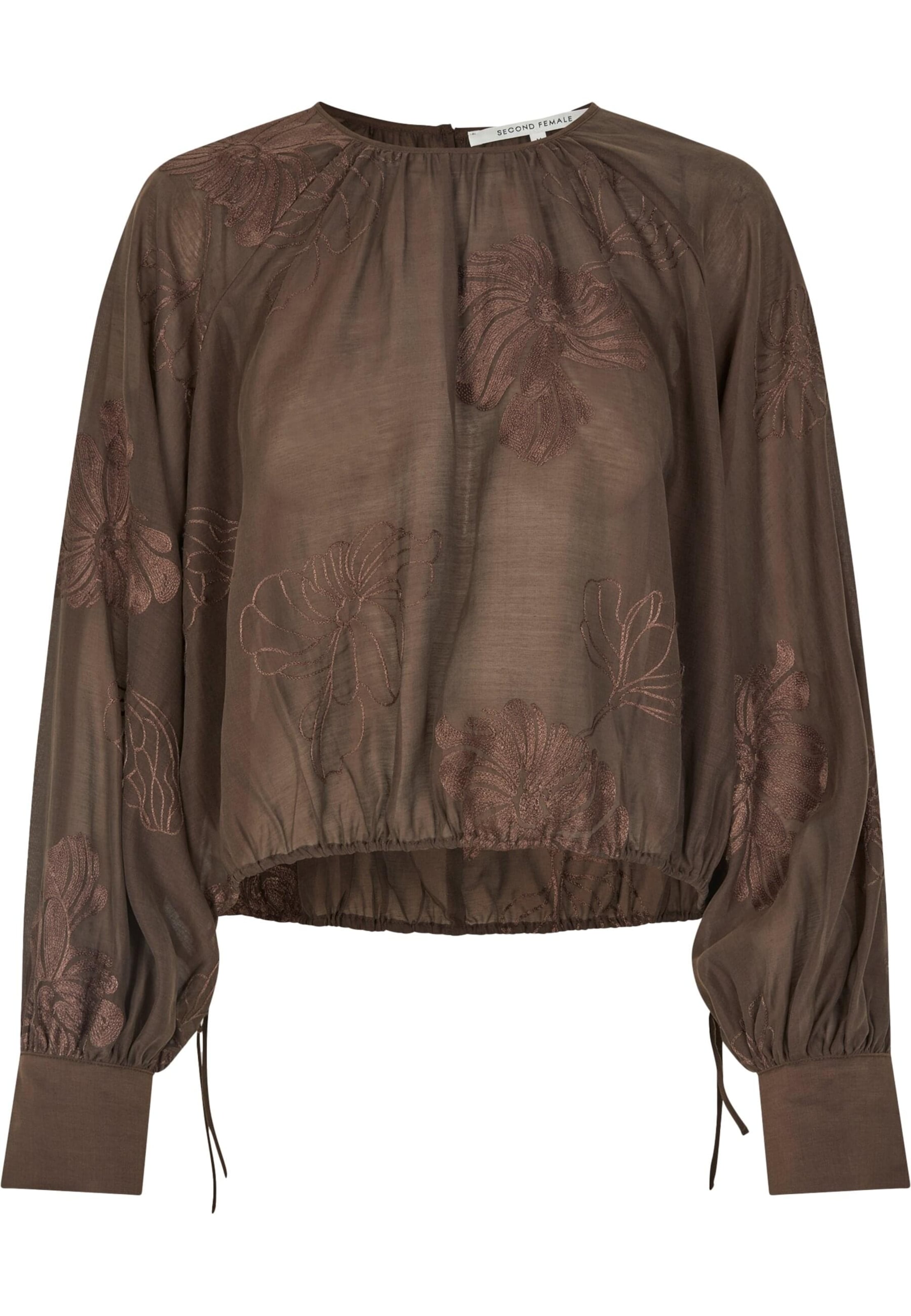 SECOND FEMALE Blouse 'Veria' in Brown: front