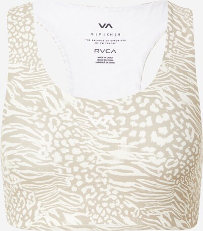 Reggiseno sportivo RVCA di colore beige chiaro / bianco, Visualizzazione prodotti