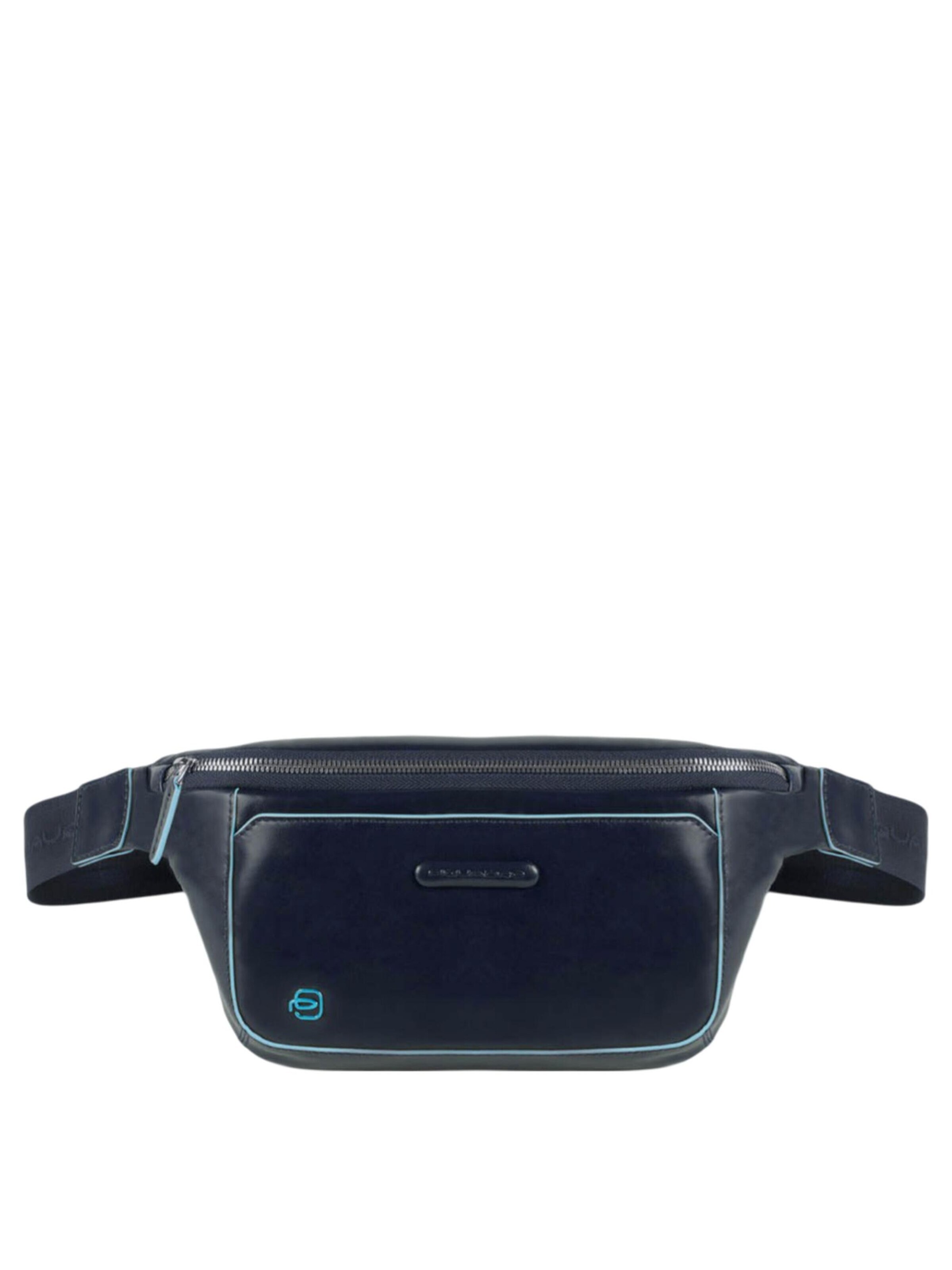 Piquadro - Bolso de hombro en azul: frente