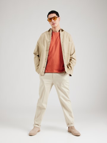 Maglietta 'SLHASPEN' di SELECTED HOMME in rosso