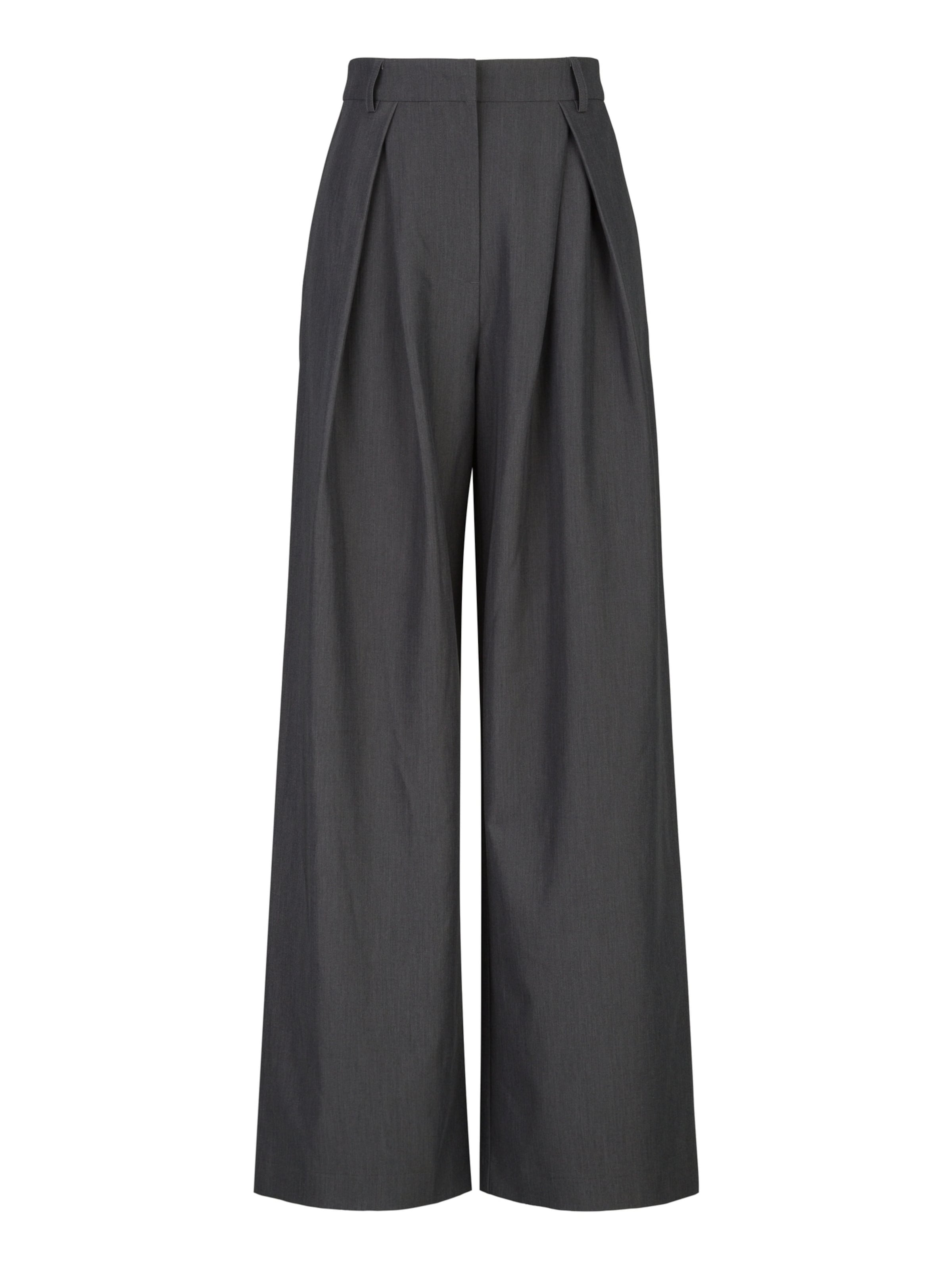 19V69 ITALIA Broek ' Florence Street ' in Grijs: voorkant