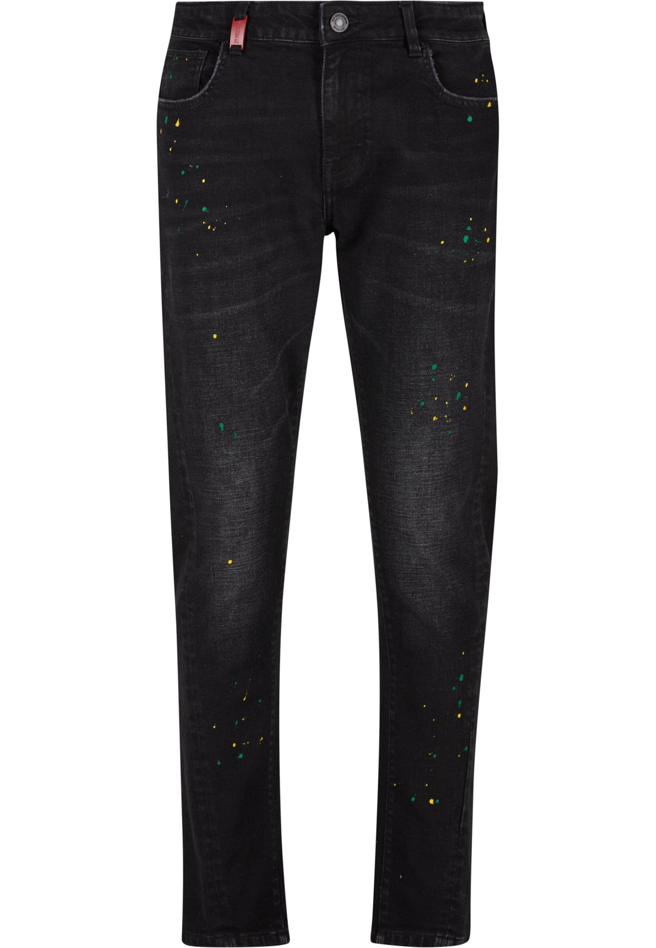 2Y Premium Slimfit Jeans 'Raul' in Zwart: voorkant