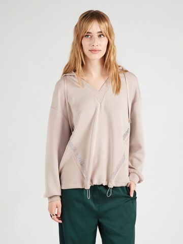 Felpa di Liu Jo in beige: frontale