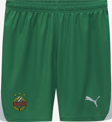 PUMA Regular Urheiluhousut värissä vihreä: etupuoli