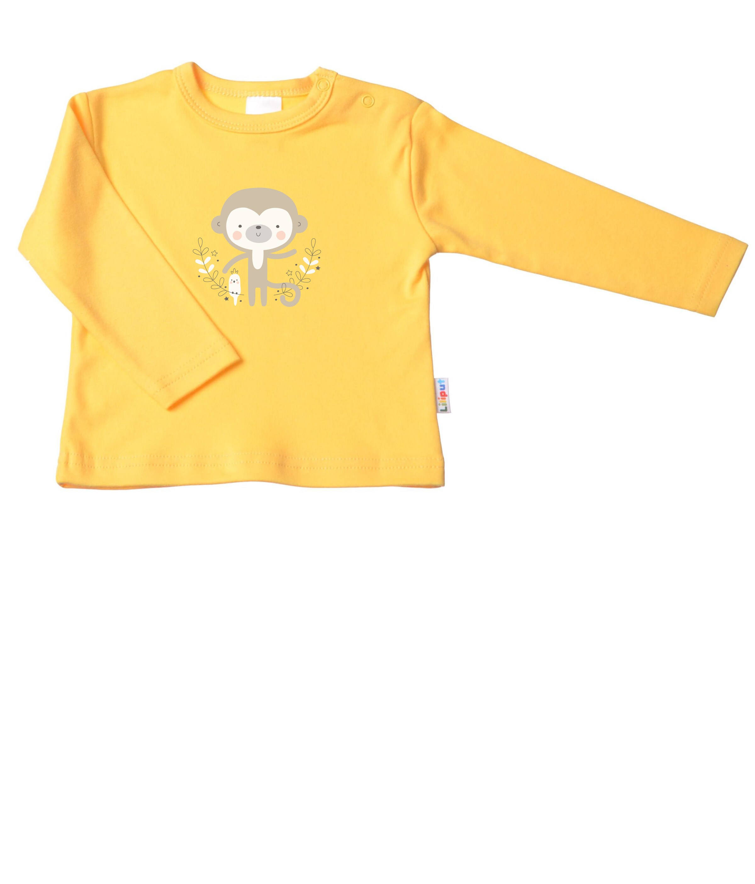 LILIPUT Shirt 'Affe' in Yellow: front
