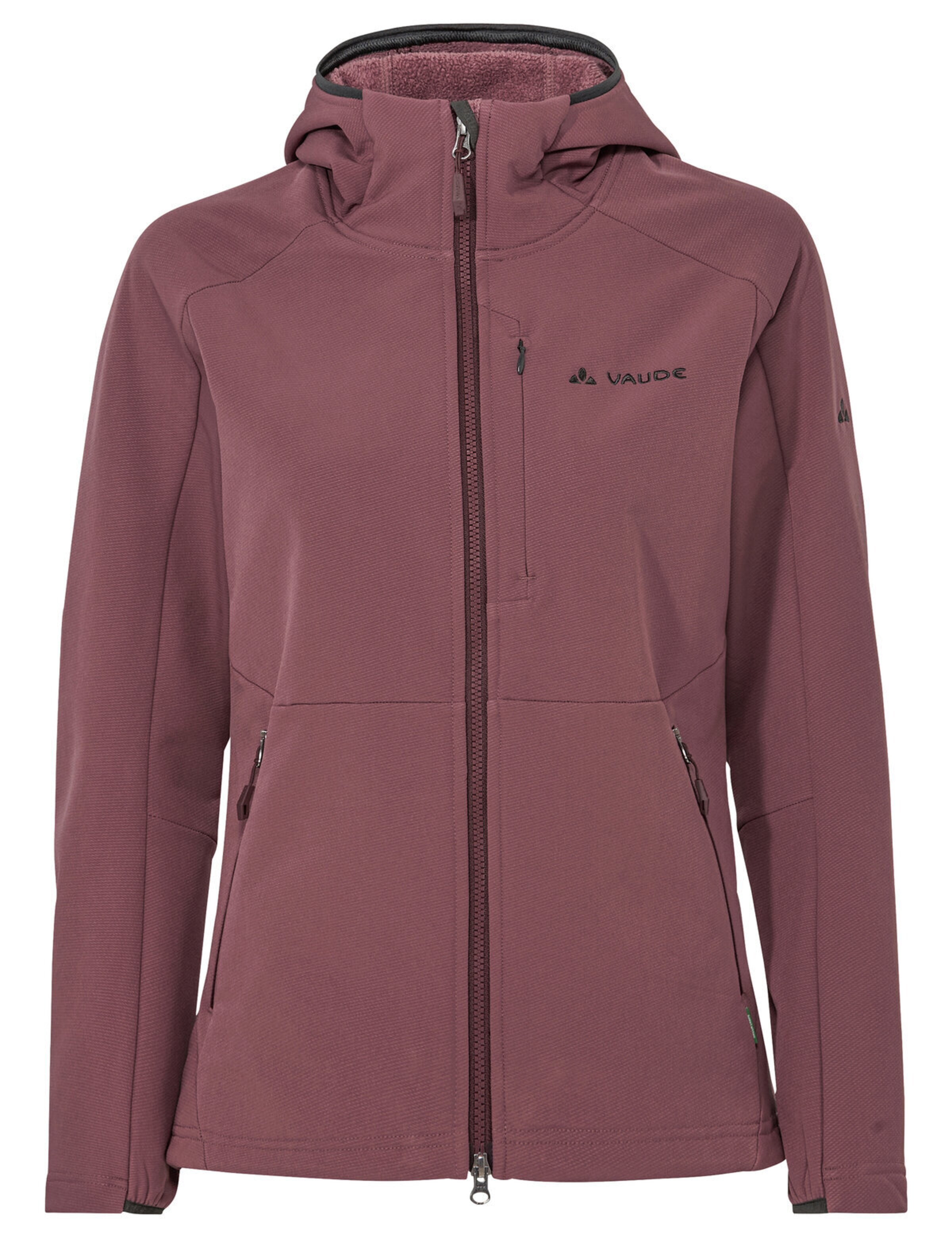 VAUDE Funktionsfleecejacke 'Elope' in Rot: Vorderseite