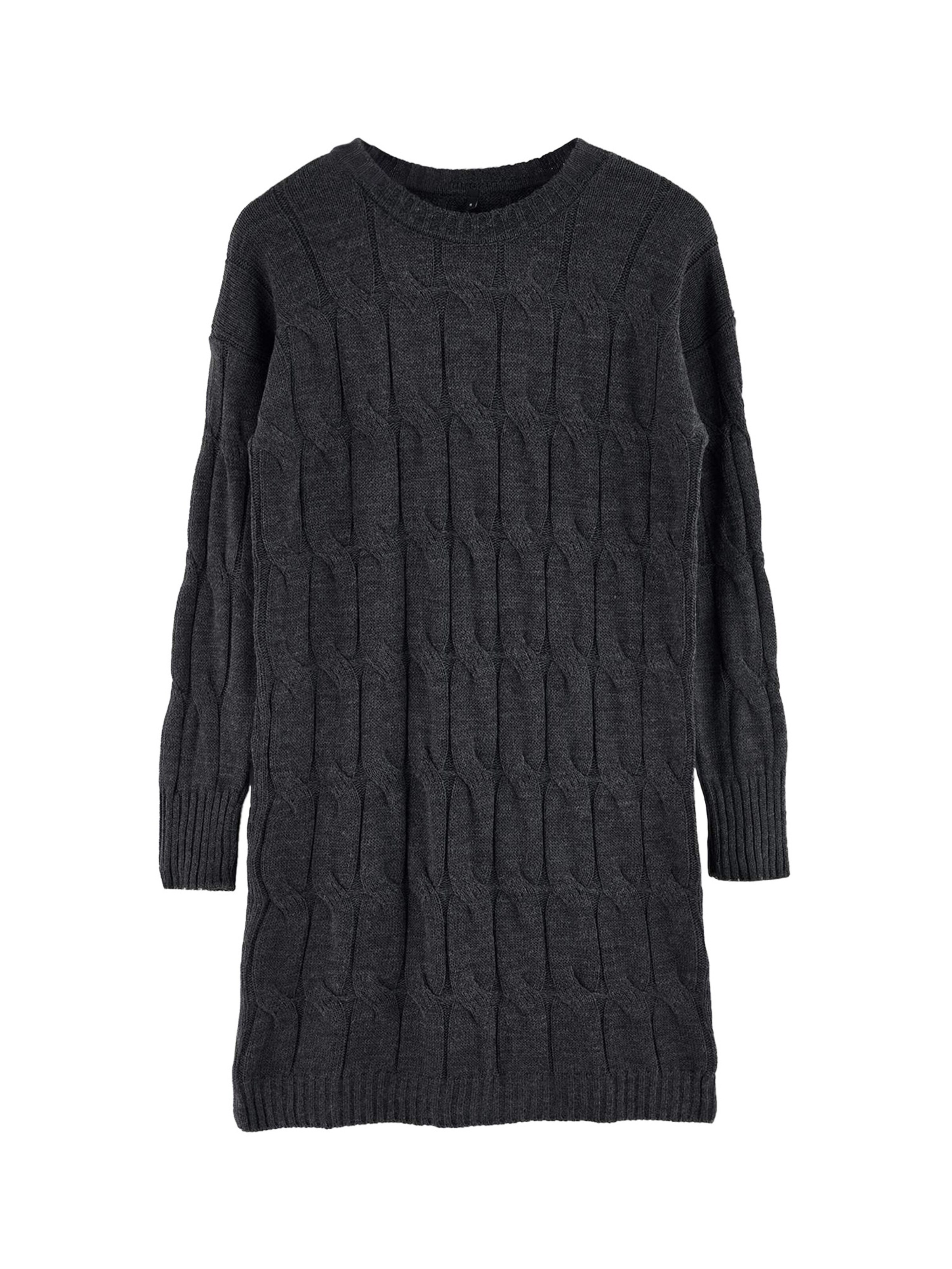 Trendyol Neulemekko 'Dress' koossa XS värissä tummanharmaa, Tuotenäkymä
