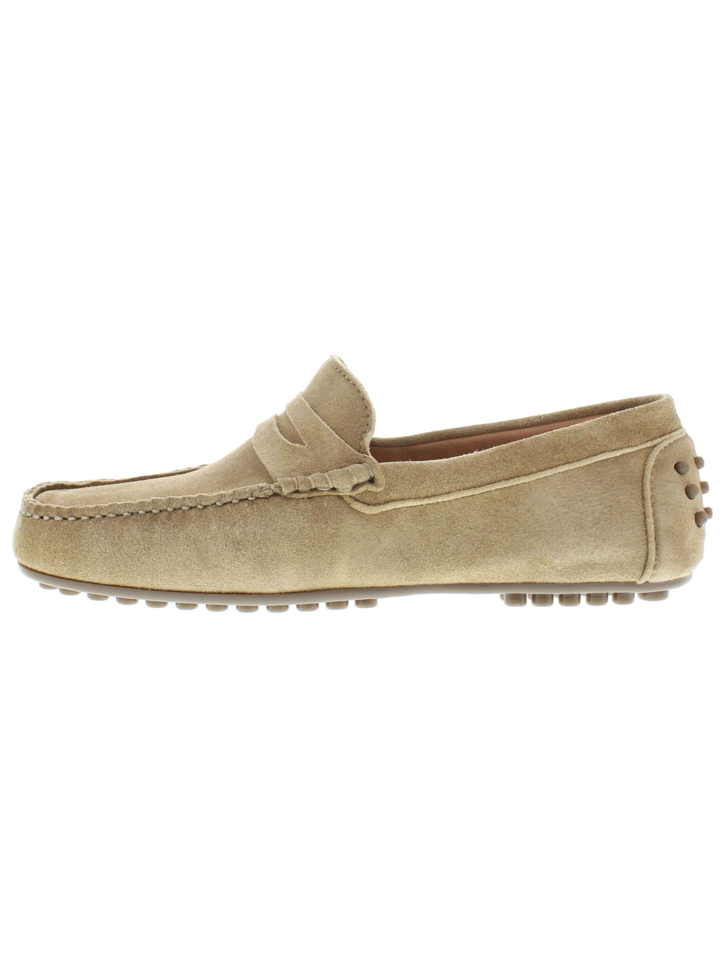 XAVER LUIS Schuhmanufaktur Moccasins 'DRIVER Hirsch' in 40 in Camel, Item view