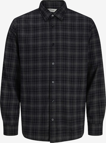 JJ Rebel Button Up Shirt 'JREBJETT' in Black: front