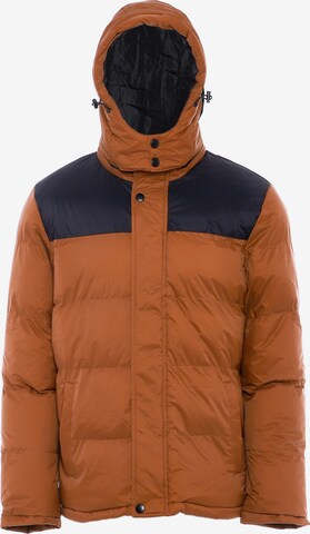 keepsuwarm Jacke in Braun: predná strana