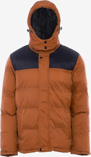 Žieminė striukė iš keepsuwarm, spalva – ruda (konjako) / juoda, Prekių apžvalga