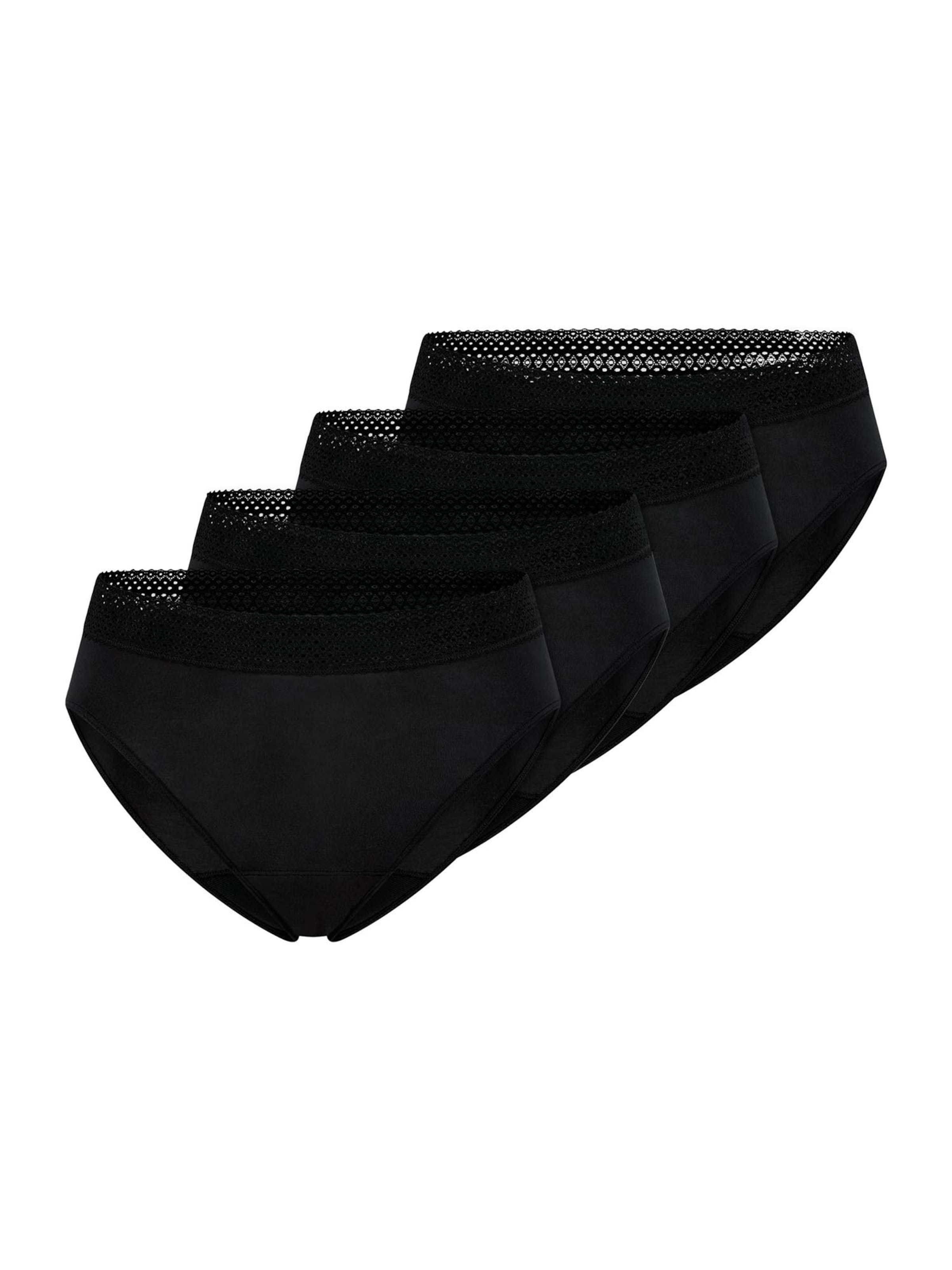 SCHIESSER Periodenslip in Schwarz: Vorderseite