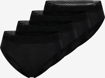 SCHIESSER Periodenslip in Schwarz: Vorderseite