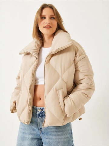 Bianco Lucci Winterjas in Beige