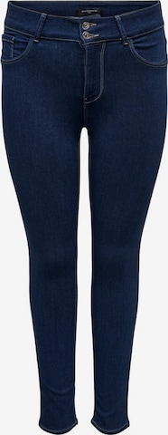 ONLY Carmakoma Skinny Broek in Blauw: voorkant