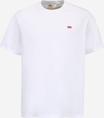 Levi's® Big & Tall Shirt 'Original Housemark Tee' in Weiß: predná strana