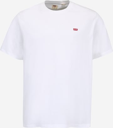 Levi's® Big & Tall Póló 'Original Housemark Tee' - fehér: elől