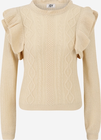 JDY Sweater 'France' in White: front
