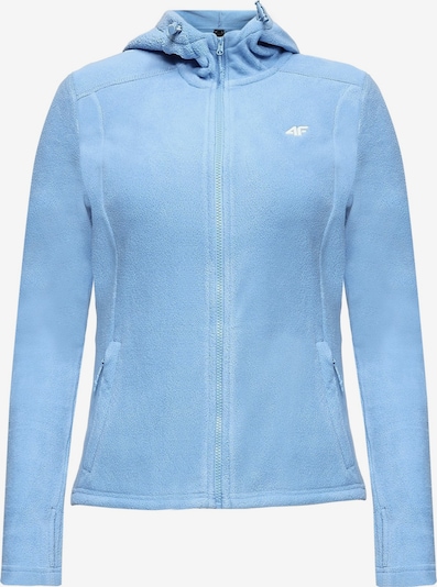 4F Funktionsfleecejacke in XS in hellblau / weiß, Produktansicht