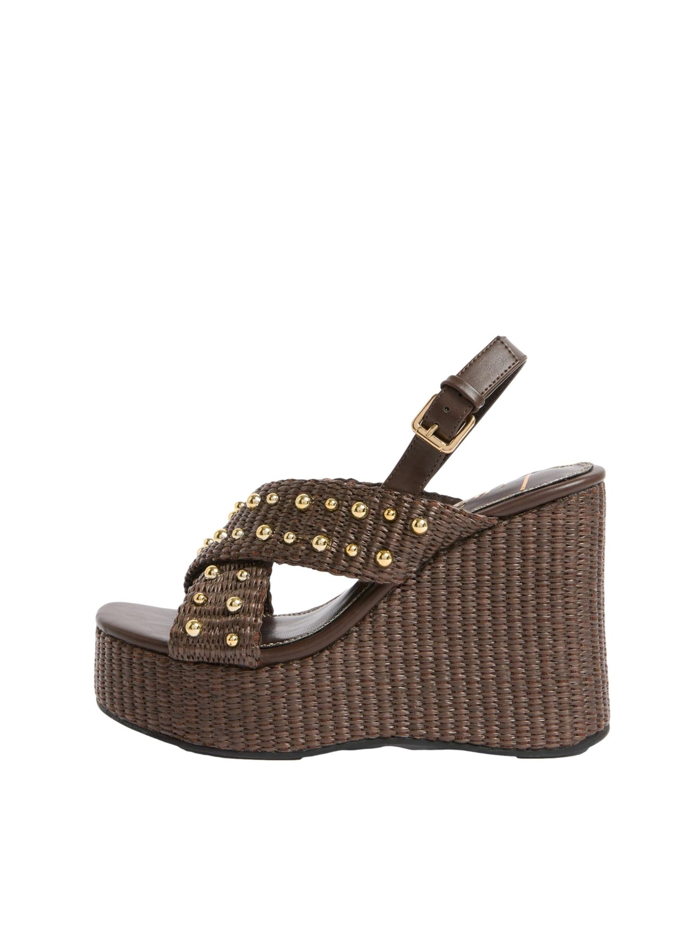 Lipsy Sandale in Braun: Vorderseite