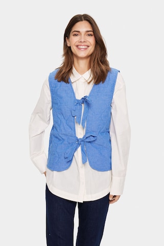 SAINT TROPEZ Vest i blå: forside