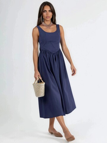 Busem Dress in Blue