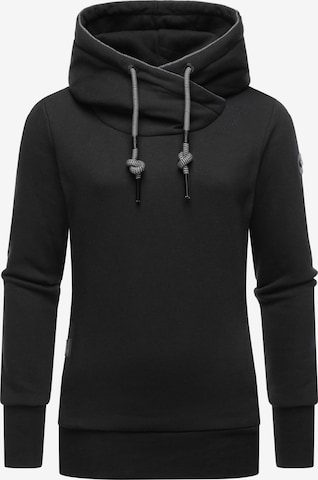 Ragwear Sweatshirt 'Gripy Bold' in Black: front