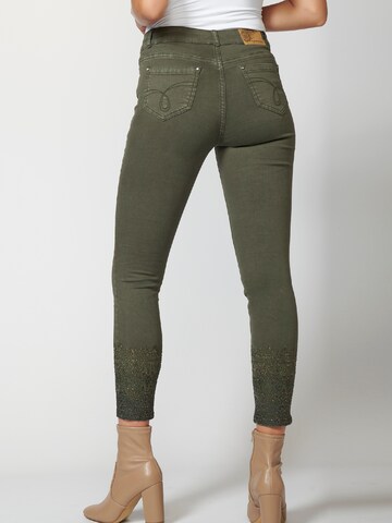 KOROSHI regular Jeans i grøn