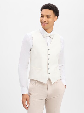 JOOP! Gilet in Wit: voorkant