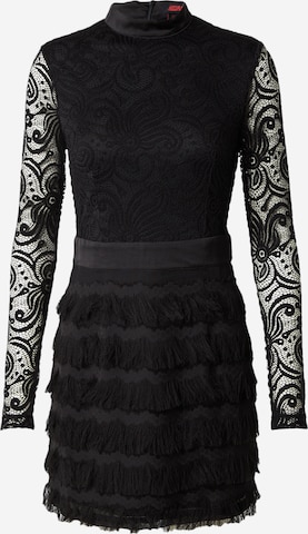 Misspap Cocktail Dress in Black: front