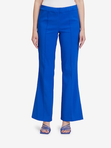 Vera Mont Flared Modern fit Hose mit Biesen in Blau: predná strana