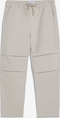 Regular Pantalon Bershka en beige : devant