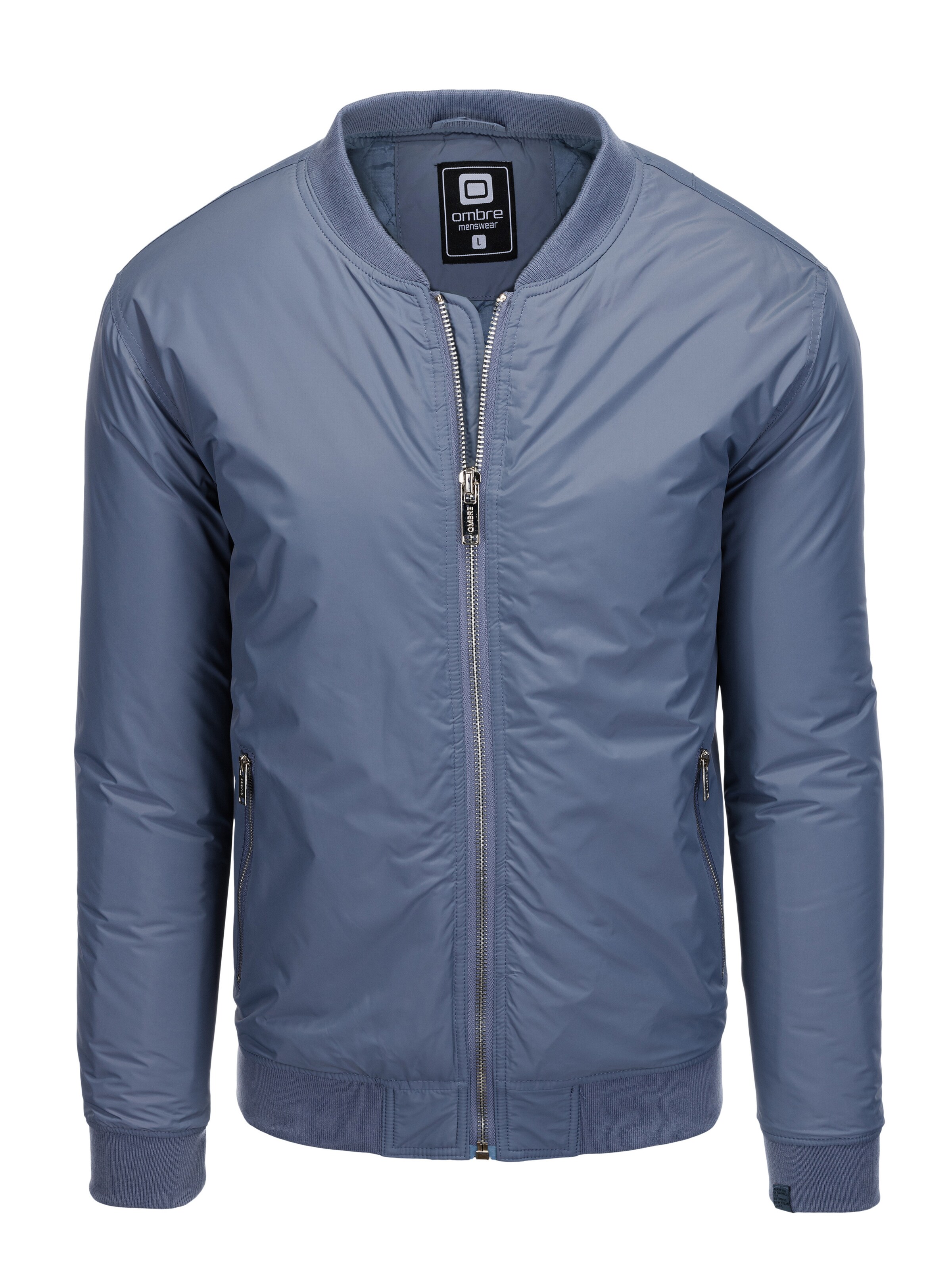 Veste mi-saison 'C538' Ombre en bleu : devant