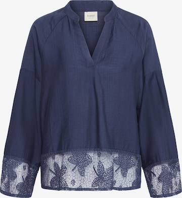Fransa - Blusa 'MINNAS' em azul: frente