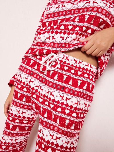 Friends Like These Pijama en XS en rojo / blanco, Vista del producto