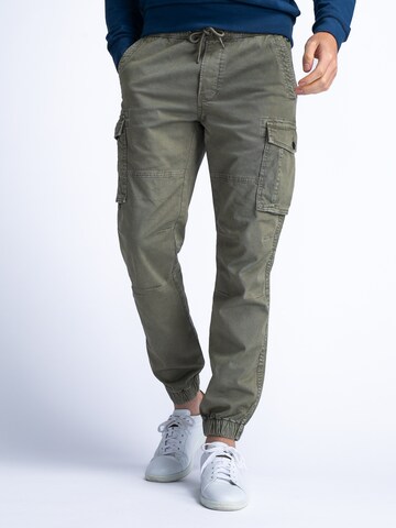 Effilé Pantalon cargo Petrol Industries en vert