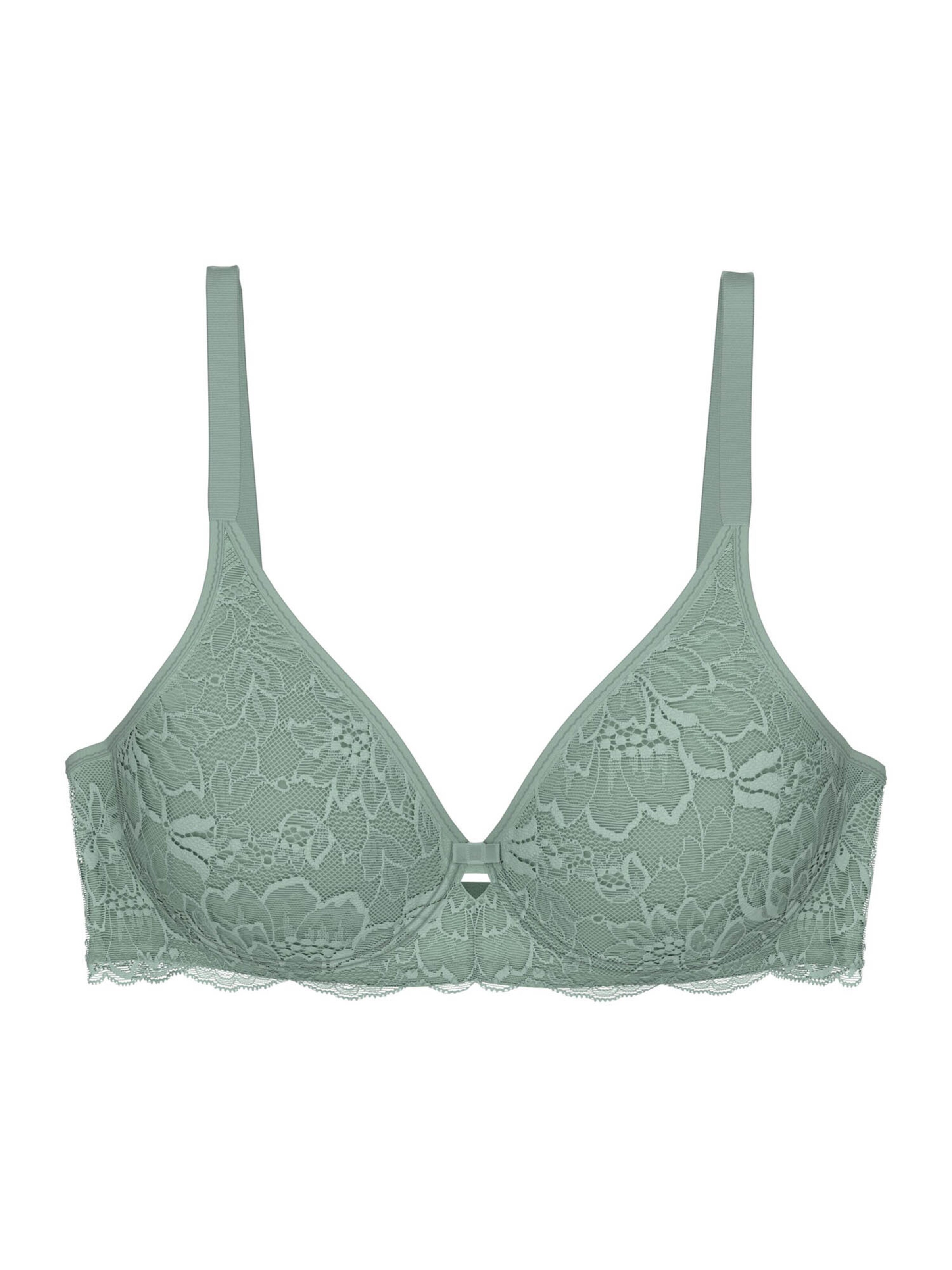 TRIUMPH Bra ' Amourette Charm ' in Green: front