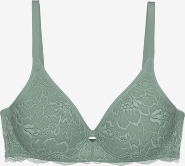 TRIUMPH Bra ' Amourette Charm ' in Green: front