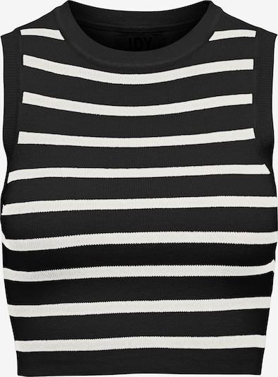 JDY Knitted top 'KELINE' in Black / White, Item view