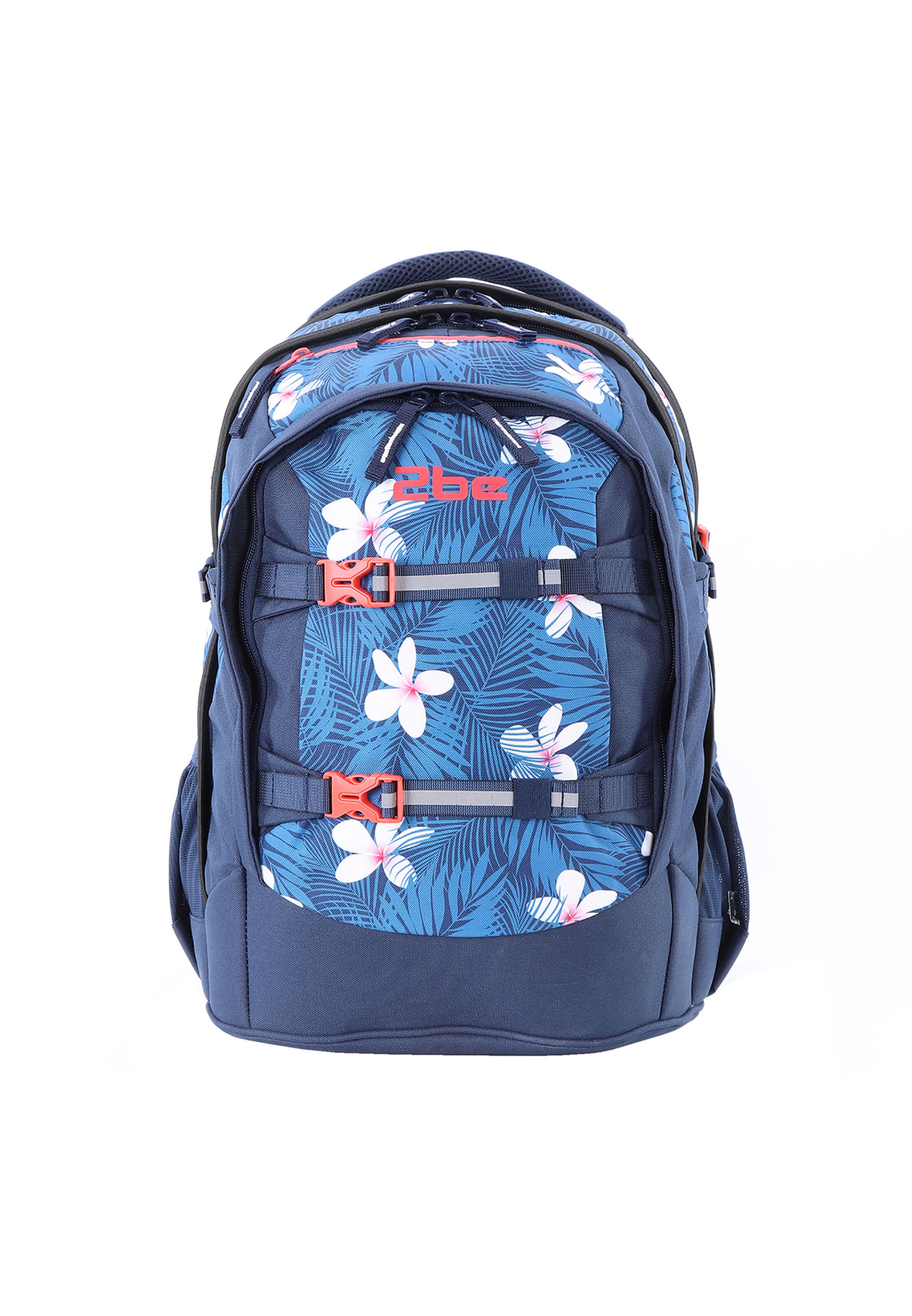 2be Backpack in Blue: front