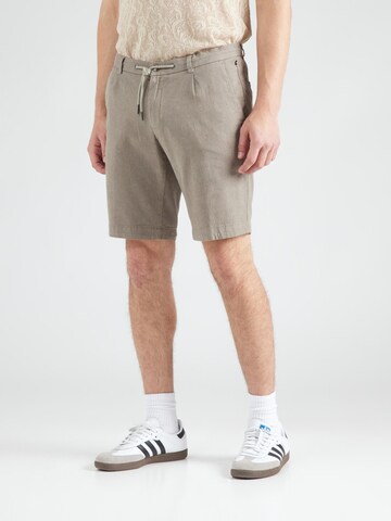 bugatti Regular Chino trousers in Green: front